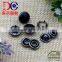 Brass Pearl Prong Snap Fastener Buttons for Shirt, 4 Parts Metal Button for Baby Clothes
