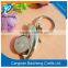decorative coin holder keyring/chain of fish shapes of zinc alloy maerial with silk laser logo on the body in convenient usage
