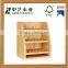 Handmade natural solid oak essential oil storage shelf wooden oil display rack wooden essential oil stand