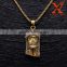 Brand New Micro Pave Stainless Steel L316 Plating 14K Gold Jesus Face Head Pendant Hip Hop Jewelry                        
                                                Quality Choice