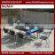 Modern Stainless Steel Frame Outdoor Restaurant Dining Table And Chairs Set