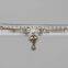 Gold Decoration Crystal And glass Ornament Chain For Clothing