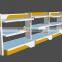 attractive high gloss footwear boutique 3-tiers wooden shoes display shelves