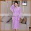 Multi Coloured Super Soft Coral Velvet Hotel Bathrobe