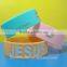 Glitter silicone bands,1 inch silicone bracelets,debossed and color filled silicone wristbands
