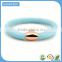 Best Selling Hot Chinese Products Light Blue Greek Leather Bracelet