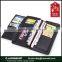 hot selling men's leather wallet with multi- card bits, mens travel lomg wallet clutch bag