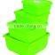 4 PCS High Quality Plastic Microwave Food Storage Container