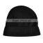 100% acrylic Stylish Casual Mens Blue Beanie Knitted Caps Rib Hats