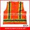 USA style high visibility fluorescent reflective traffic safety vest