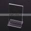 Factory price high transparent clear acrylic table sign holder