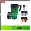 400ml Thermos Double Wall Translucent Plastic Travel Mug With Handle