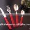 Coloured Plastic Handle Cutlery Set