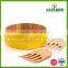 High Quality Painted Bamboo Salad Bowl With Server Wholesale