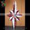 High quality christmas ornaments LED 3D eight star sun motif light