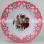 high grade hollow out diamond tray for party with a base