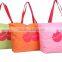 print leisure canvas shoulder with colorful shoulder bag jute tote bag