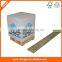 Side-advertising memo cube,paper block with wooden pallet
