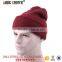 100% Acrylic Warm Plain Winter Knitted Cap Hat