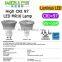 UL Energy star Epistar chip spotlight 7w 6w 5w 4w 3w cob led gu10 cri 95