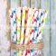 Spring Fun Paper Straws, Vintage Paper Straws, Retro Paper Straws, Baby Shower, Party Straws, Wedding Straws, Mason Jar Straws