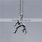 new jewelry dancing lady sterling silver dangle charms S007