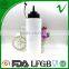 LDPE cylinder squeez empty 1L plastic dropper bottles for sauces