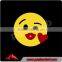 Fancy Hot Fix Rhinestone Emoji Blowing Kisses Transfers Motif