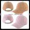 6 panel suede plain dad hat