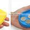 innovative customized coin box embossed enjoyable silicone coin box money box as souvenir