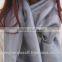 Grey lady silk scarf with high quality from Vietnam, scarves accessories