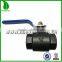 China manufacture black nylon female thread ball valve