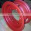 Newest 5.00-12 Jiujiu split forklift steel wheel rims