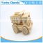 Wood 3D Vehicle Puzzles truck 3D Woodcraft Kit Assemble Paint DIY 3D Puzzle Toys for Kids Adults the Best Birthday Gift