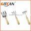 Eco wooden handle garden tool set, toy garden tool sets for kids and chidrend