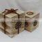 customized engraved wood tea box for wholesale