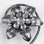 flower vintage metal wall clock GZH110 home accessories