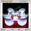 elegant luxury outdoor led garden table for corperate events