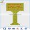 High quality aluminum reflecting 2mm warning sign
