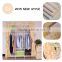 general use soild wood non-woven fabric wardrobe