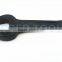 45# Carbon Steel Slogging Open Ended Spanner,CR-V Striking Open End Wrench,Slugging Open Fix Spanner,Hammer Wrench