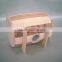 Custom lovely good-looking barrel shape wooden piggy bank for children