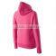 Ladies French Terry Heather Pullover Longline Sweatshirt With Hoodie