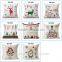 35% cotton 65% polyester yarn dye jacquard coccyx cushion wholesale christmas decorations pillows