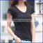 new arrival v neck t shirts wholesale good quality black slim fit shirts in bulk