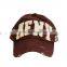 OEM manufactory 6 panels letters embroidery casual baseball caps wholesale