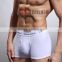 Custom 95 Cotton 5 Elastan Boxer Men Underwear Your Brand Open Flap Boxer Shorts with Pocket Wide Elastic Waistband