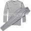 Slim Plain Dyed Long Sleeve Knitted Men's Nightdress, Cotton, Polyester,Spandex