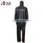 Personal Protective Euqipment Black Refelective Raincoat