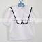 Design Clothing Manufacture in China Teen Girl Clothing Set With Navy Piping